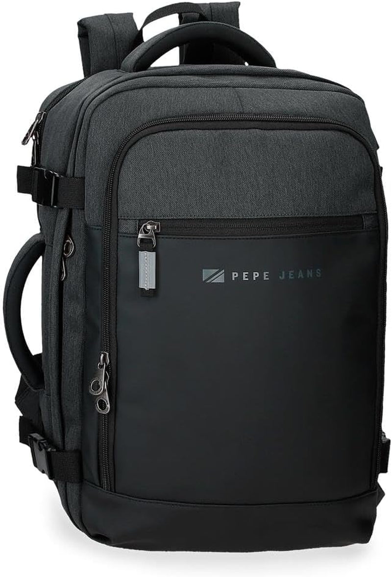 Pepe Jeans Jarvis mała torba na ramię zielona 15x19,5x6 cm poliester z detalami ze sztucznej skóry Bagaż i sprzęt podróżny Naty Shop Czarny plecak kabinowy