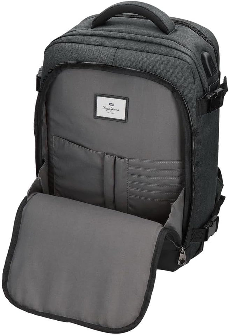 Pepe Jeans Jarvis mała torba na ramię zielona 15x19,5x6 cm poliester z detalami ze sztucznej skóry Bagaż i sprzęt podróżny Naty Shop