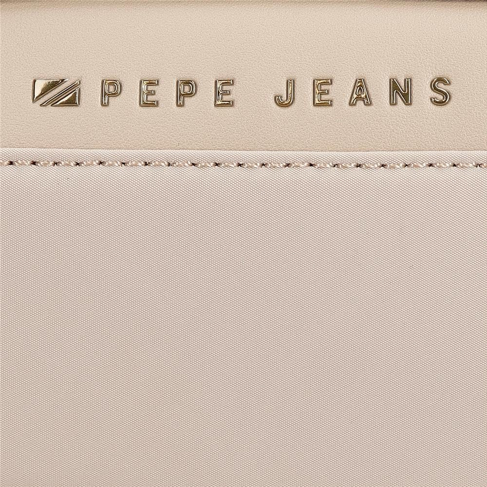 Pepe Jeans Morgan Plecaki na co dzień Torby podróżne Beżowa czarna sztuczna skóra Dla kobiet By Joumma Torby Bagaż i podróże Naty Shop