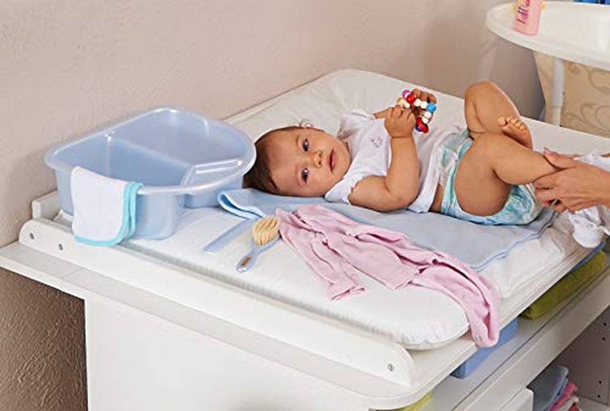 Grzebień i szczotka Rotho Babydesign, włosie naturalne, od 0 miesiąca, TOP/Bella Bambina, Babybleu Perl (jasnoniebieski), 20059010301 Dzieci - Kąpiel i pielęgnacja skóry Naty Shop