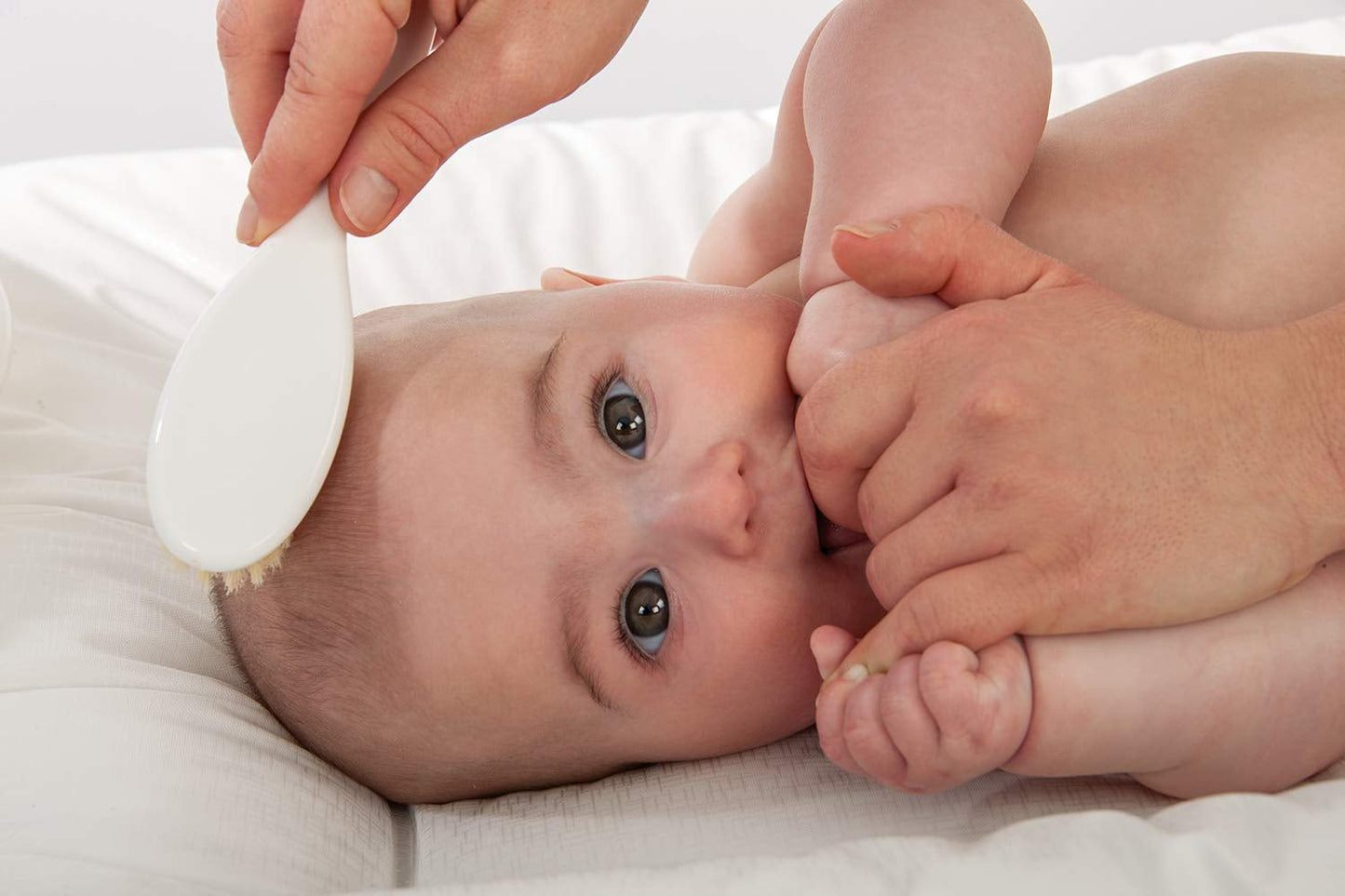 Grzebień i szczotka Rotho Babydesign, włosie naturalne, od 0 miesiąca, TOP/Bella Bambina, Babybleu Perl (jasnoniebieski), 20059010301 Dzieci - Kąpiel i pielęgnacja skóry Naty Shop