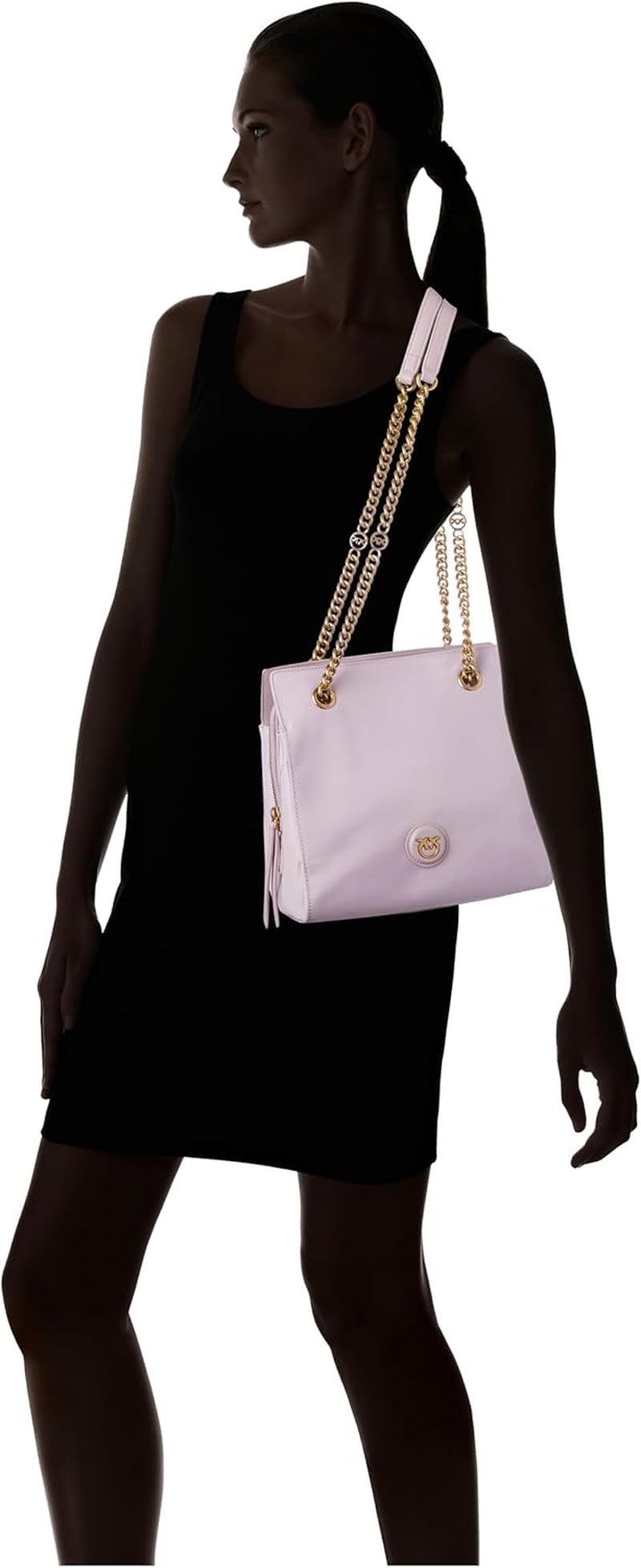 Damska torba na zakupy Pinko z recyklingu RECYCELTES Nylon + Naty Shop Torby damskie
