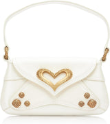 Pinko Ladies 520 Naplack Baby Naplack Vintage Torba damska Torby Naty Shop Z14M_White Silk-Gold Chocolate