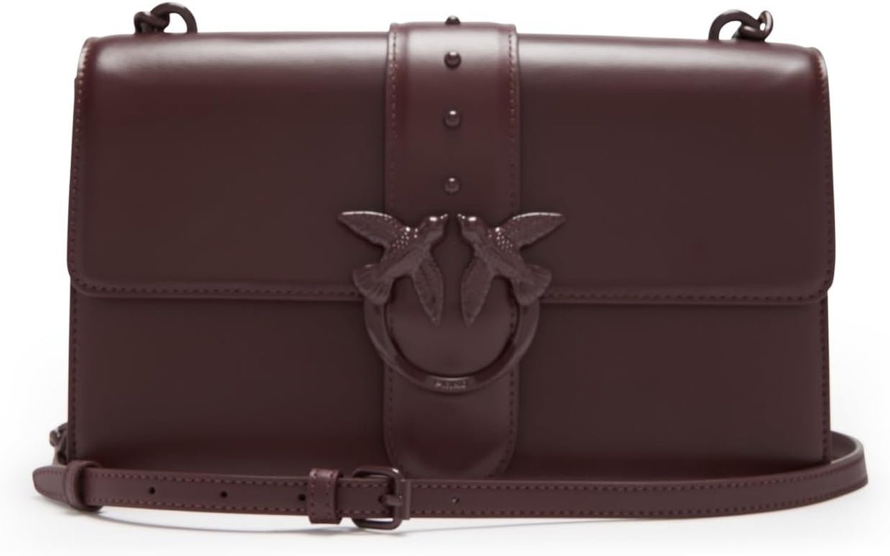 Pinko Ladies Love One Classic Cl Naplack Color Block Torba damska Torby Naty Shop M03B_Bordeaux-Trumps-Bloc C