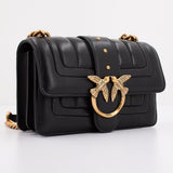 Pinko Ladies Love One Mini Cl Jednostronna pikowana torba z owczą linią Nappa Torby damskie Naty Shop