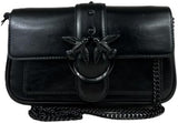 Pinko Ladies Love Jedna kieszeń C Naplack Color Block Torby damskie Torby Naty Shop Z99B_B Czarny Sedan Block Color