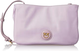 Pinko Ladies Recycled Gate Płaskie POZIOME POWTARZANE Torby damskie Naty Shop Y48Q_Tulipano Viola-Antque Gold