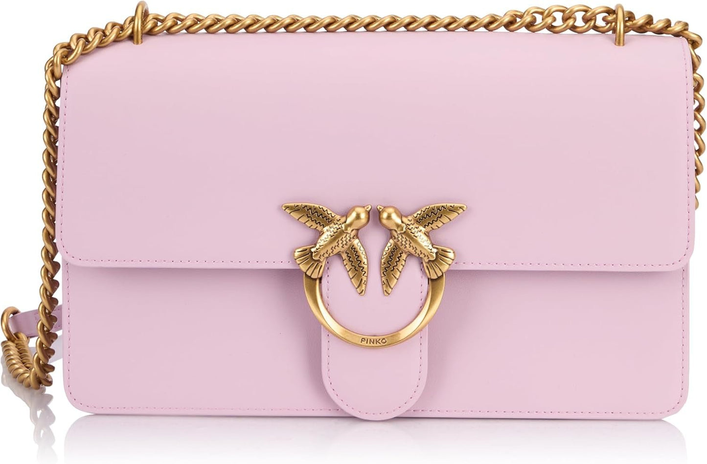 Pinko Love One Klasyczna Torba Ze Skóry Cielęcej Dc, wgq_lilac- Antyczne Złote Torby Damskie Naty Shop Domyślny tytuł