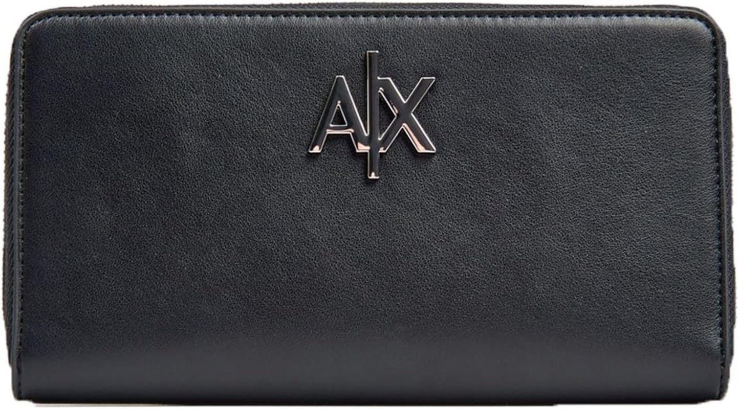 Damski portfel z wytłoczonym logo Melrose Armani Exchange Składany portfel Naty Shop Portfel męski