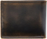 Dwukrotnie składany portfel skórzany Fossil Wade dla mężczyzn 11,43 cm dł. x 1,905 cm szer. x 8,89 cm wys. Portfel męski Naty Shop