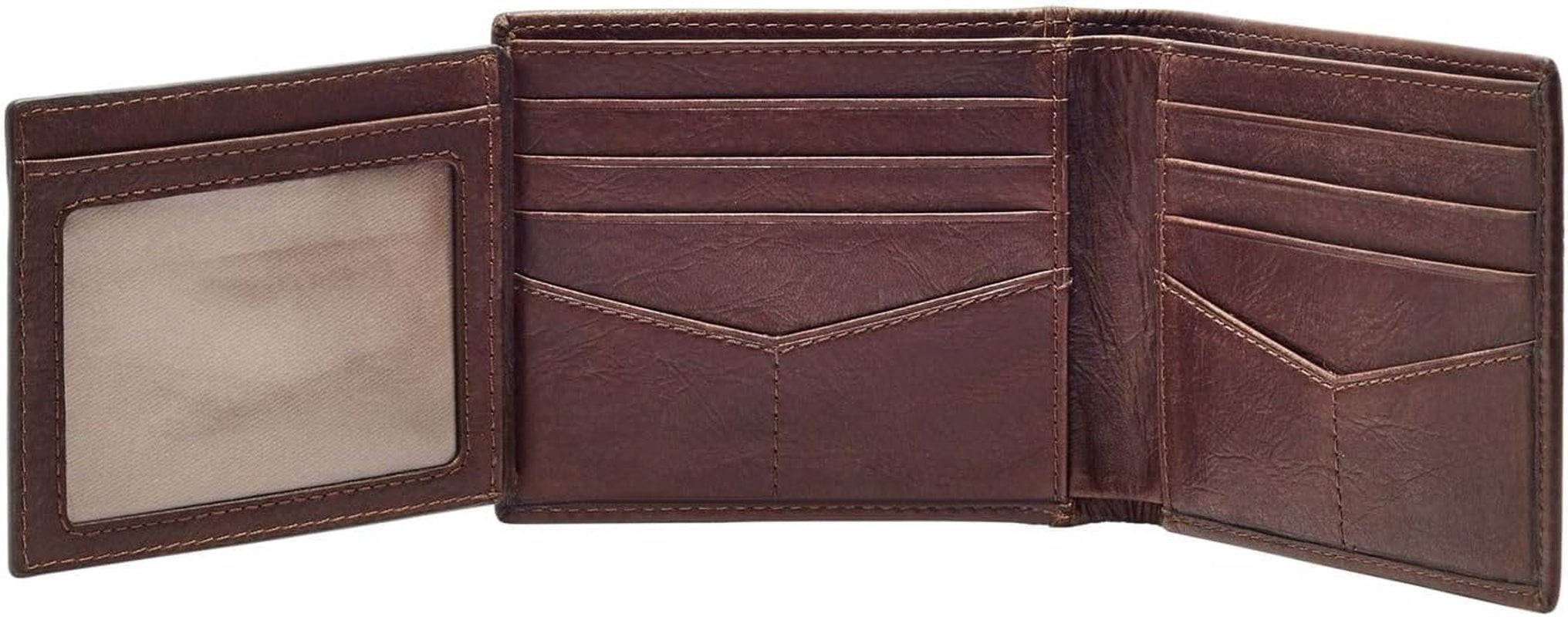 Skórzany portfel męski Fossil Ingram Bifold 11,43 cm dł. x 1,905 cm szer. x 8,89 cm wys. Portfel męski Naty Shop