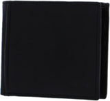 Skórzany portfel męski Fossil Ingram Bifold 11,43 cm dł. x 1,905 cm szer. x 8,89 cm wys. Portfel męski Naty Shop czarny