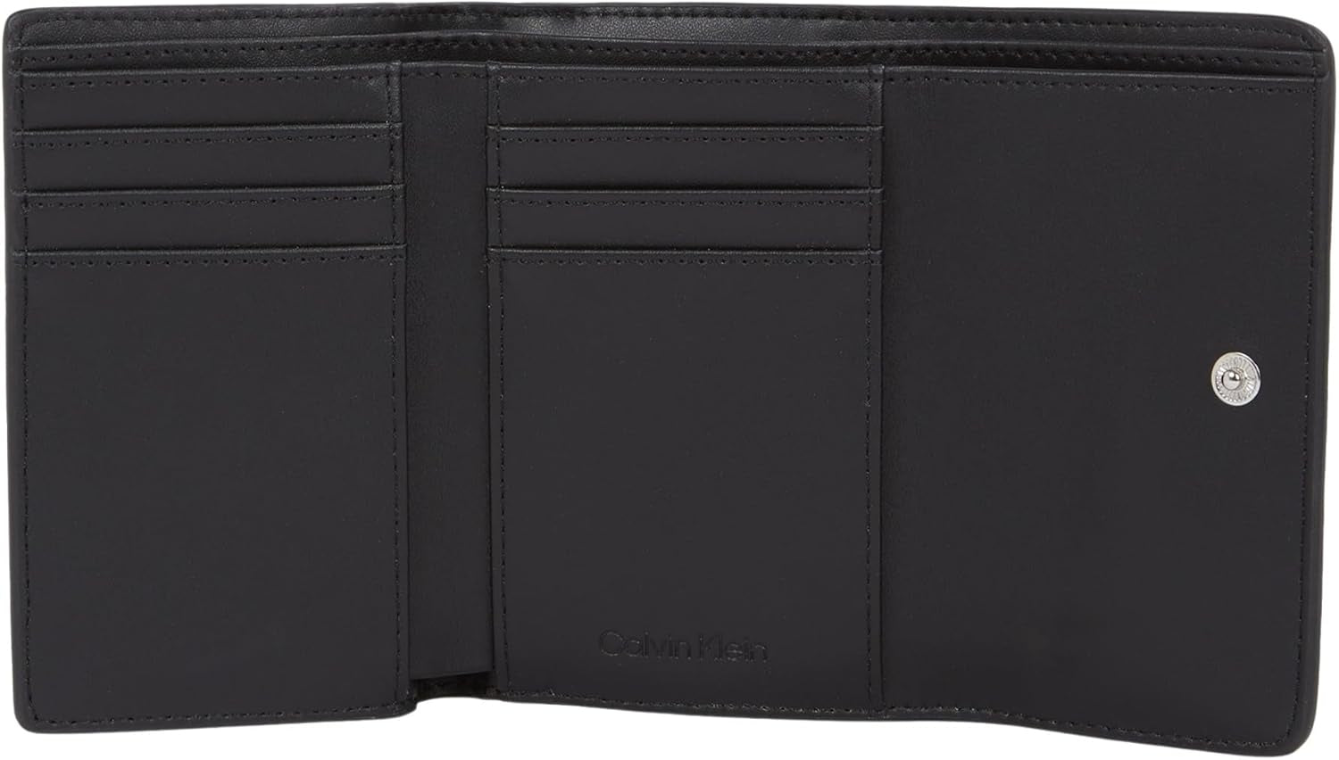 Portfel damski Calvin Klein Must Small Trifold Mono Klein, czarny (Black Mono), jeden rozmiar Portfel damski Naty Shop