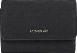 Portfel damski Calvin Klein Must Small Trifold Mono Klein, czarny (czarny mono), uniwersalny portfel damski Naty Shop Default Title