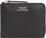 Portfel damski Tommy Hilfiger HILFIGER LEATHER MED ZA, czarny (czarny), OS Portfel damski Naty Shop Domyślny tytuł