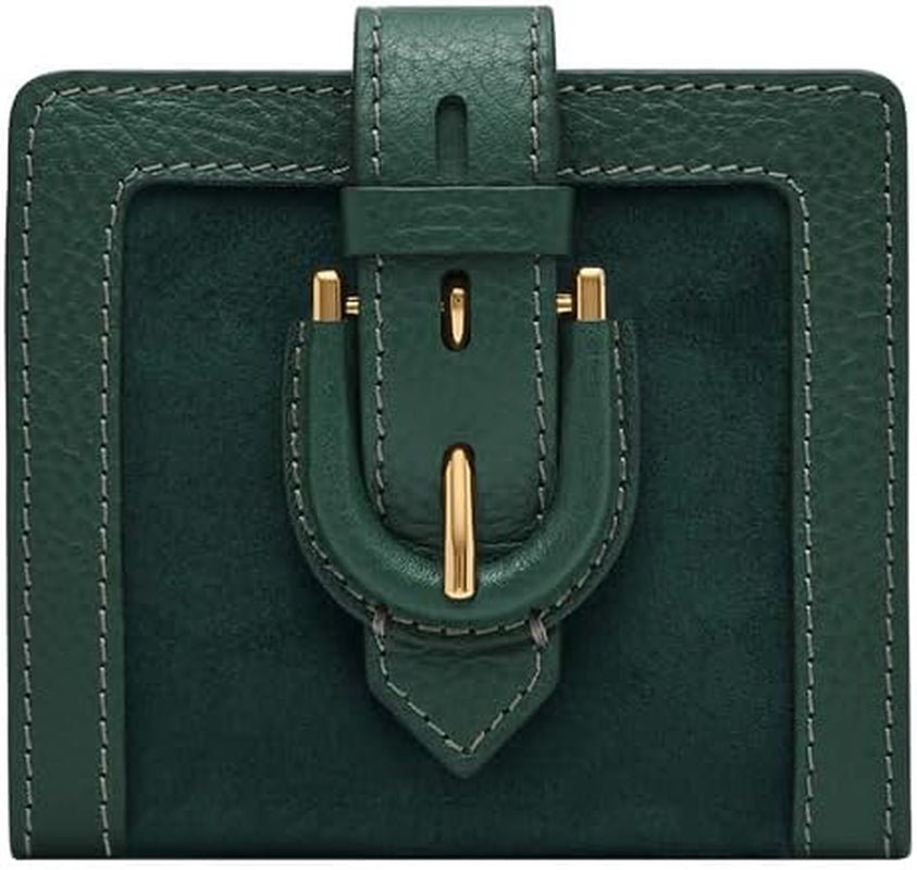 Fossil Harwell Bi-Fold Portfel damski Portfel damski Naty Shop Green S
