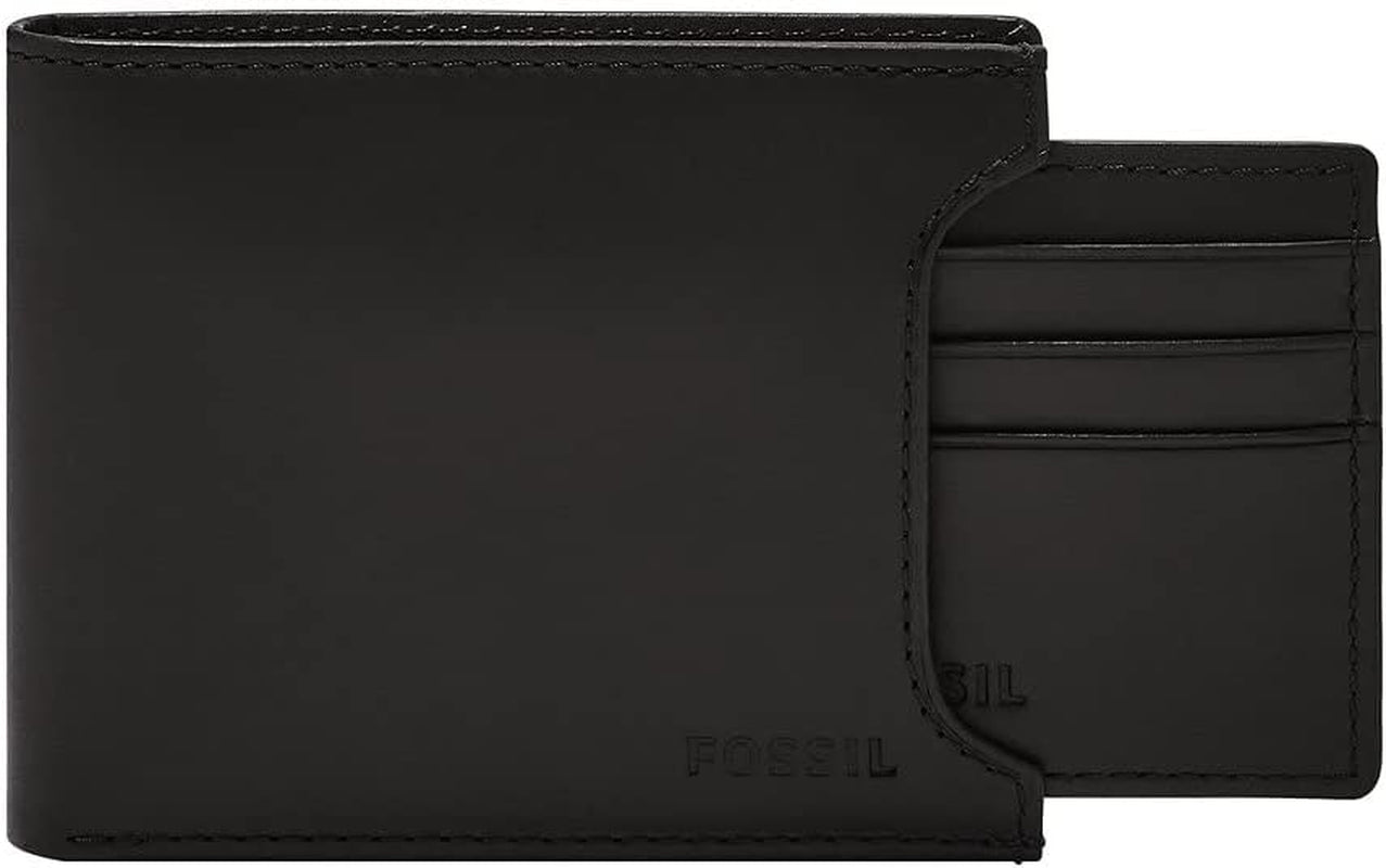 Portfel męski Fossil - Derrick RFID Leather Sliding 2 w 1, ML3685001 - 10,9 cm dł. x 1,27 cm szer. x 8,9 cm wys. Portfel męski Naty Shop Default Title