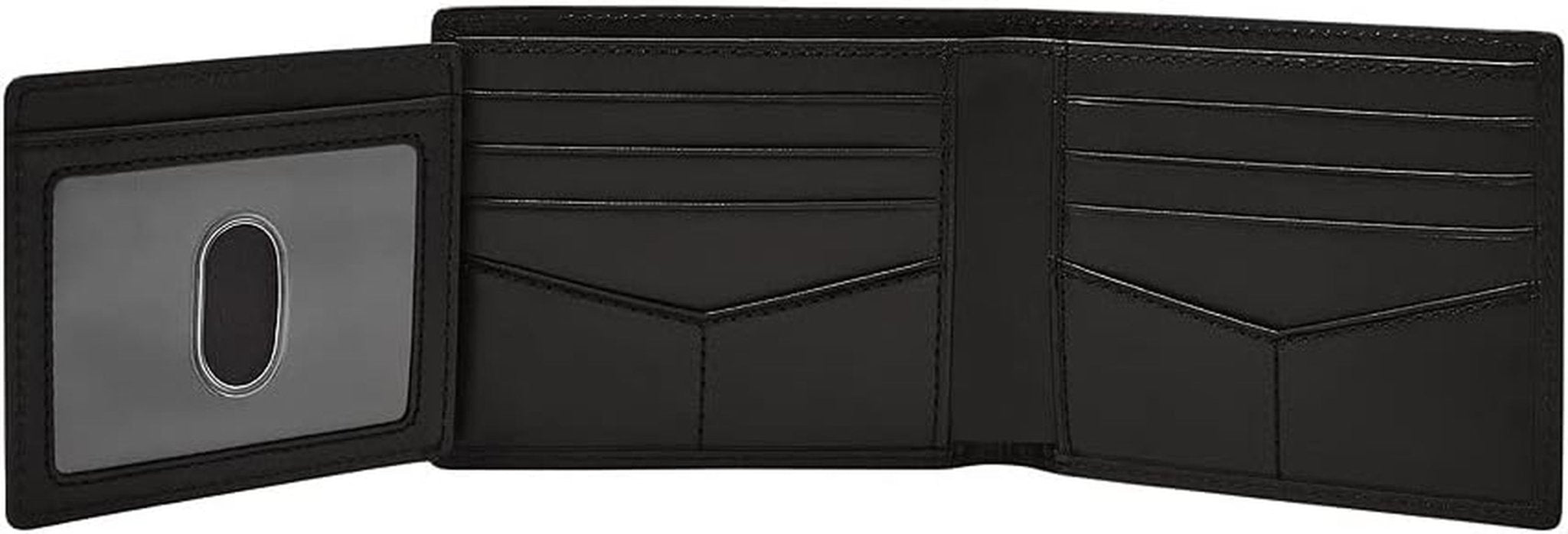 Portfel męski Fossil – Derrick RFID, skórzany, składany z klapką, ML3681001 – 10,9 cm dł. x 1,27 cm szer. x 8,9 cm wys. Portfel męski Naty Shop