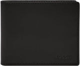 Portfel męski Fossil – Derrick RFID, skórzany, składany z klapką, ML3681001 – 10,9 cm dł. x 1,27 cm szer. x 8,9 cm wys. Portfel męski Naty Shop Default Title