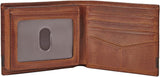 Portfel męski Fossil Quinn – 100% brązowa, składana skóra, 11,5 cm dł. x 2 cm szer. x 9 cm wys. ML3644200 Portfel męski Naty Shop