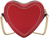 Portfel damski Fossil Vday Skórzany lub poliestrowy portfel damski Naty Shop czerwony