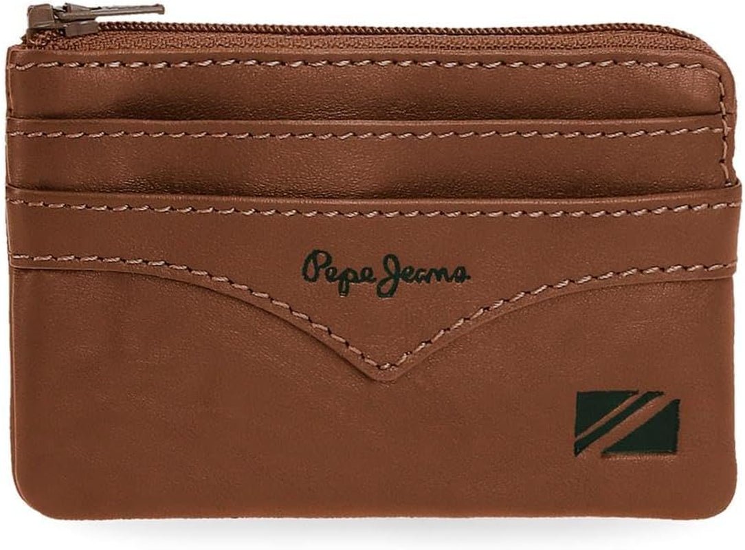 Portfel do marynarki Pepe Jeans, jeden rozmiar. Portfel męski Naty Shop Brown