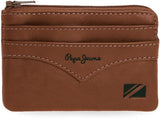 Portfel do marynarki Pepe Jeans, jeden rozmiar. Portfel męski Naty Shop Brown