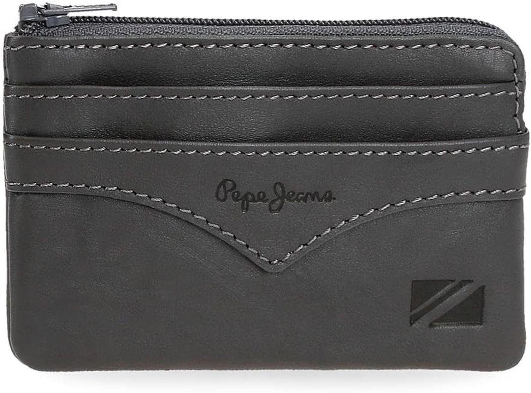 Portfel na kurtkę Pepe Jeans, jeden rozmiar Portfel męski Naty Shop Grey