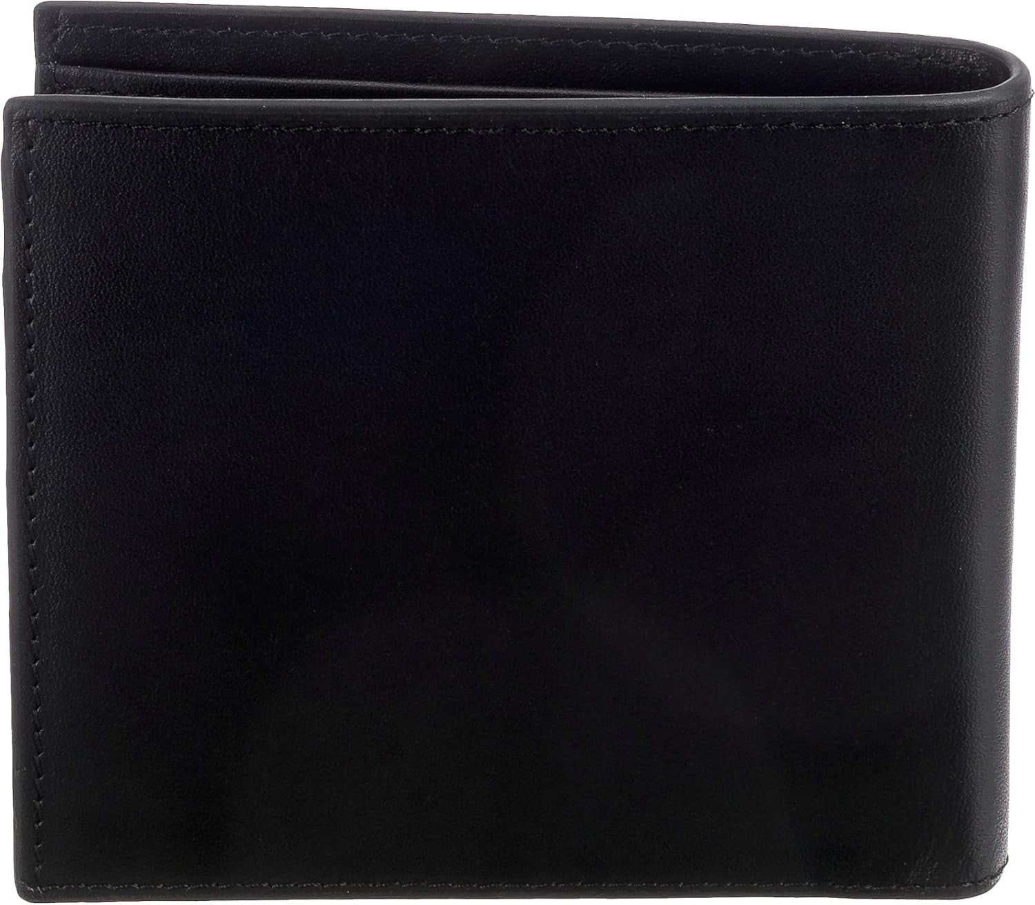 Niezbędny portfel męski Armani Exchange Prosty nadruk logo Czarny portfel męski Naty Shop
