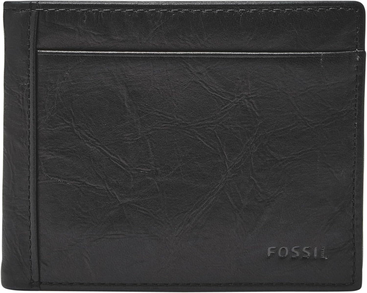 Portfel męski Fossil Naty Shop Portfel męski Czarny flip ID