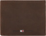 Tommy Hilfiger Johnson Portfel męski z kieszonką na monety Portfel męski Naty Shop Brown