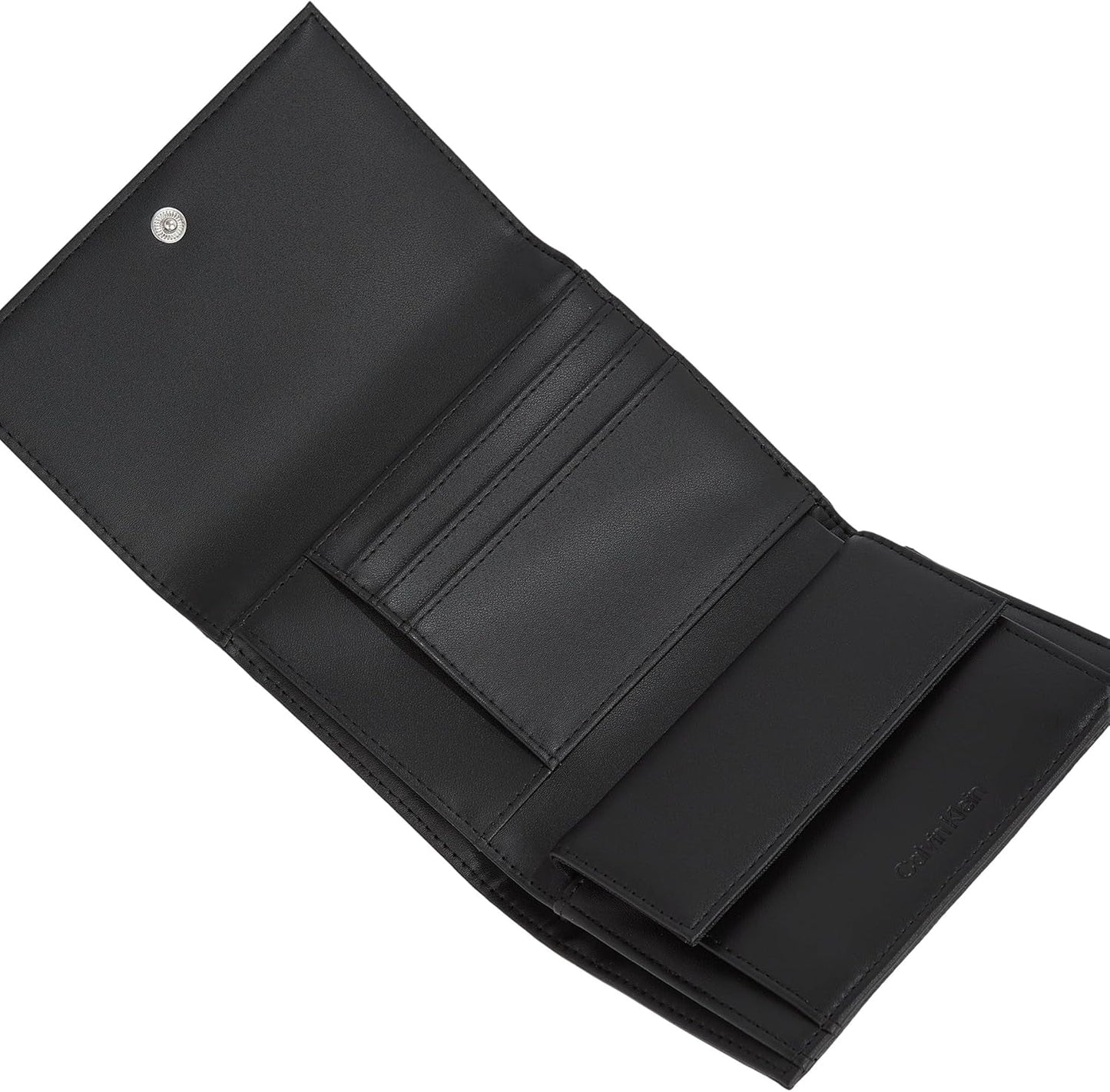 Portfel damski Calvin Klein Daily Medium Trifold Klein, czarny (Ck Black), rozmiar naturalny Naty Shop Portfel damski