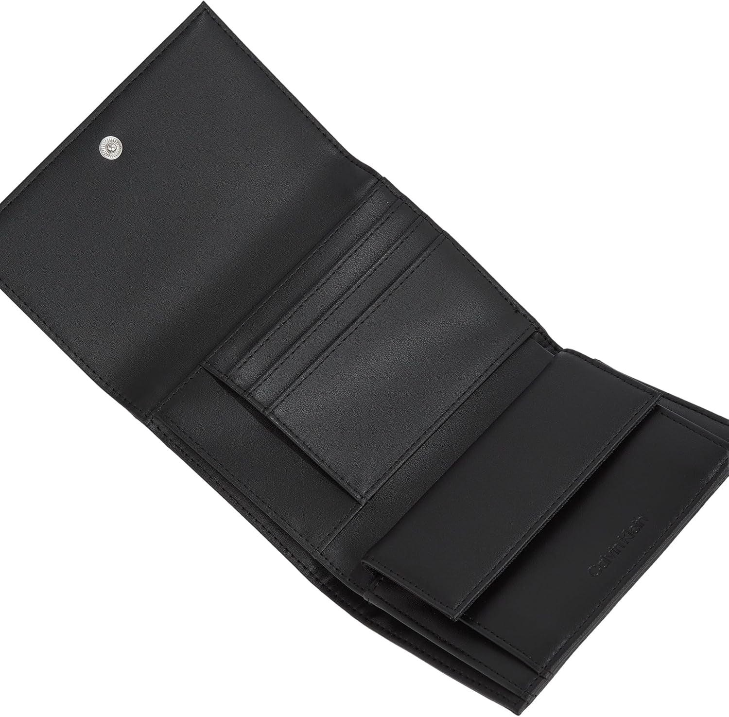Portfel damski Calvin Klein Daily Medium Trifold Klein, czarny (Ck Black), rozmiar naturalny Naty Shop Portfel damski