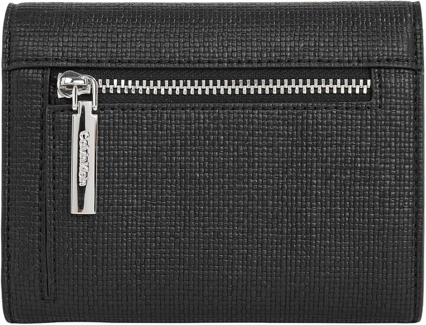 Portfel damski Calvin Klein Daily Medium Trifold Klein, czarny (Ck Black), rozmiar naturalny Naty Shop Portfel damski