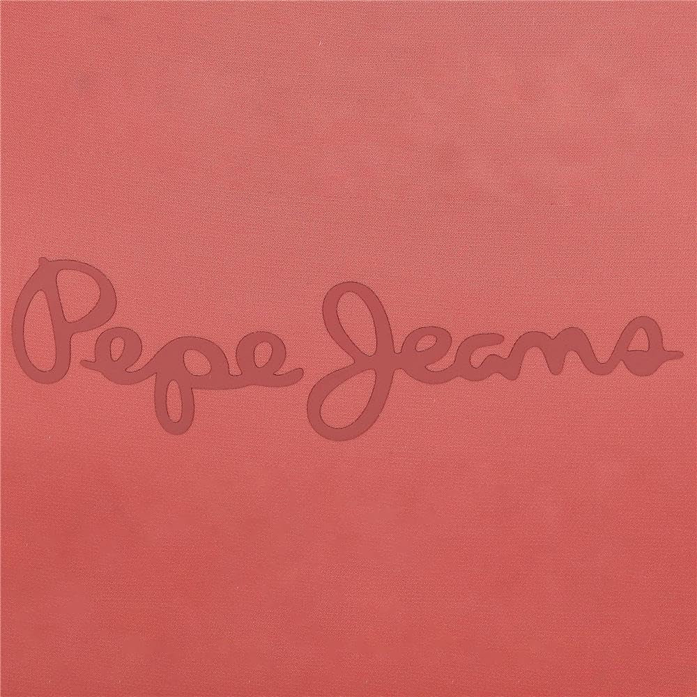 Portfel Pepe Jeans Corin z przegródką na karty, różowy, 19,5 x 10 x 2 cm, poliester i PU marki Joumma Bags, Rosa, jeden rozmiar, portfel z przegródkami na karty Portfel damski Naty Shop