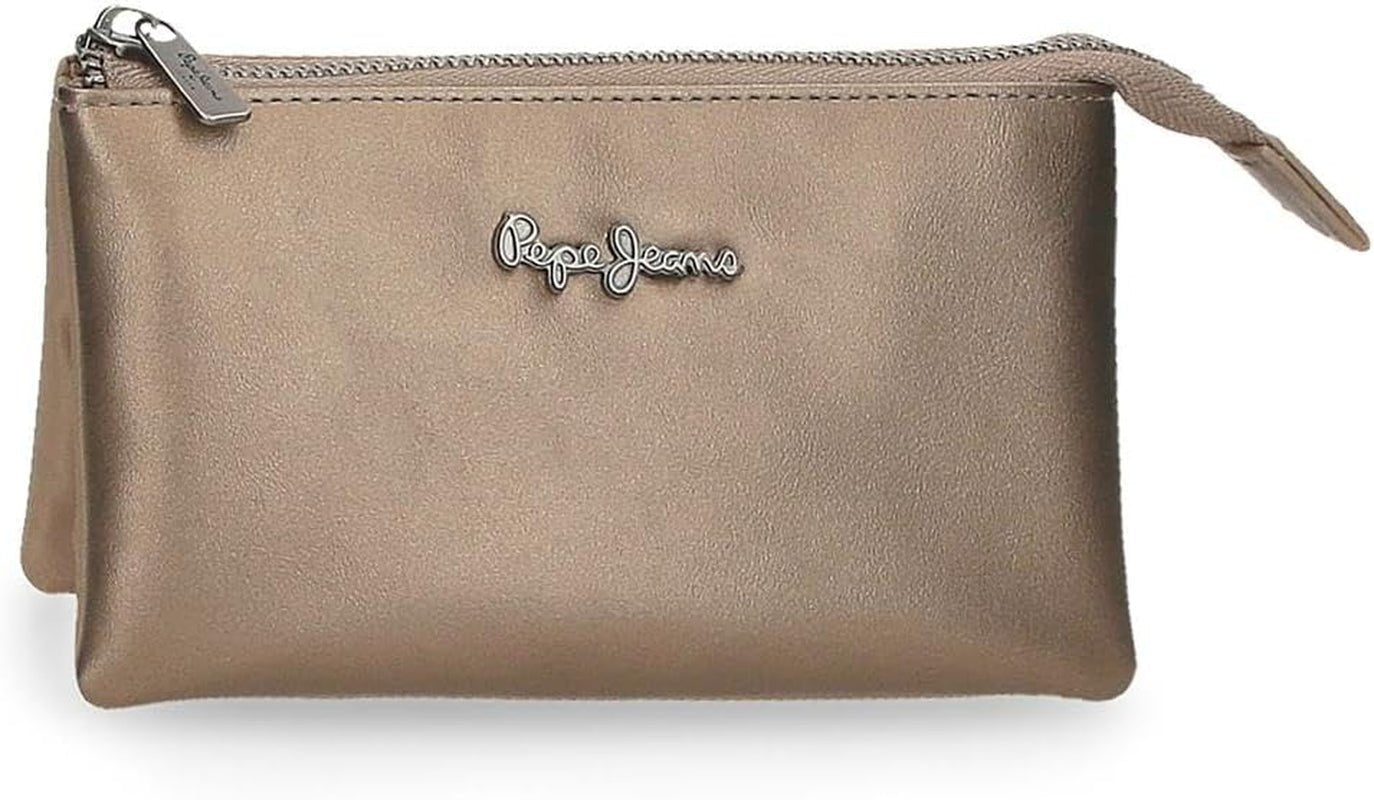 Portfel, torebka, portfel Pepe Jeans Ruby, wykonane z poliestru z detalami ze sztucznej skóry. Przegródki, zamki. Z portfela damskiego Joumma Bags Naty Shop Kosmetyczka Rubin