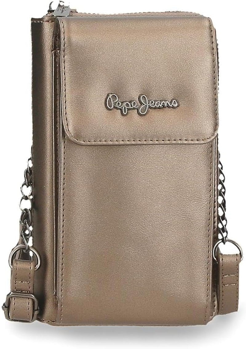 Portfel, torebka, portfel Pepe Jeans Ruby, wykonane z poliestru z detalami ze sztucznej skóry. Przegródki, zamki. Z portfela damskiego Joumma Bags Naty Shop Torba na ramię Rubin