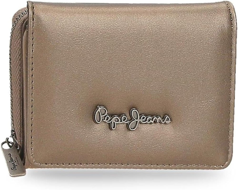 Portfel, torebka, portfel Pepe Jeans Ruby, wykonane z poliestru z detalami ze sztucznej skóry. Przegródki, zamki. Z portfela damskiego Joumma Bags Naty Shop Portfel Rubin
