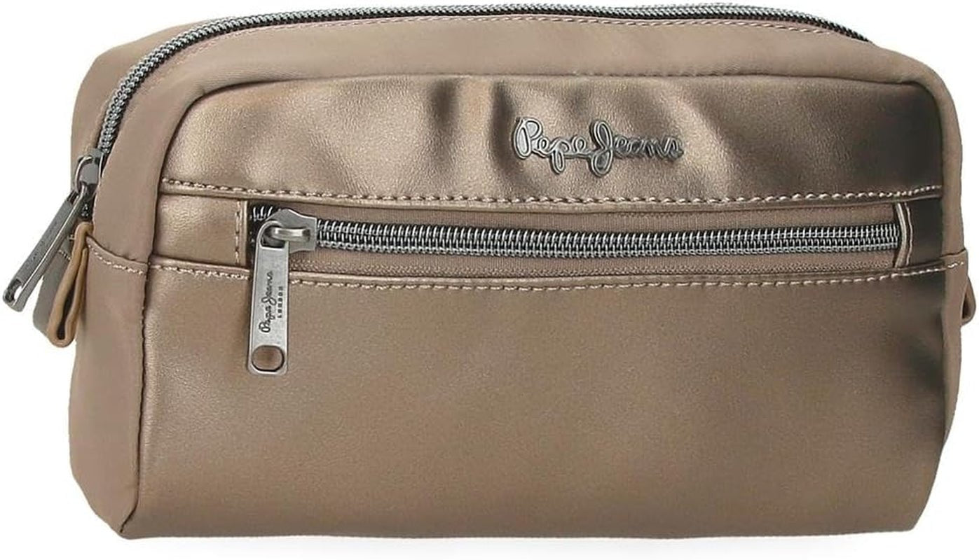 Portfel, torebka, portfel Pepe Jeans Ruby, wykonane z poliestru z detalami ze sztucznej skóry. Przegródki, zamki. Z portfela damskiego Joumma Bags Naty Shop Rubin Mała kosmetyczka
