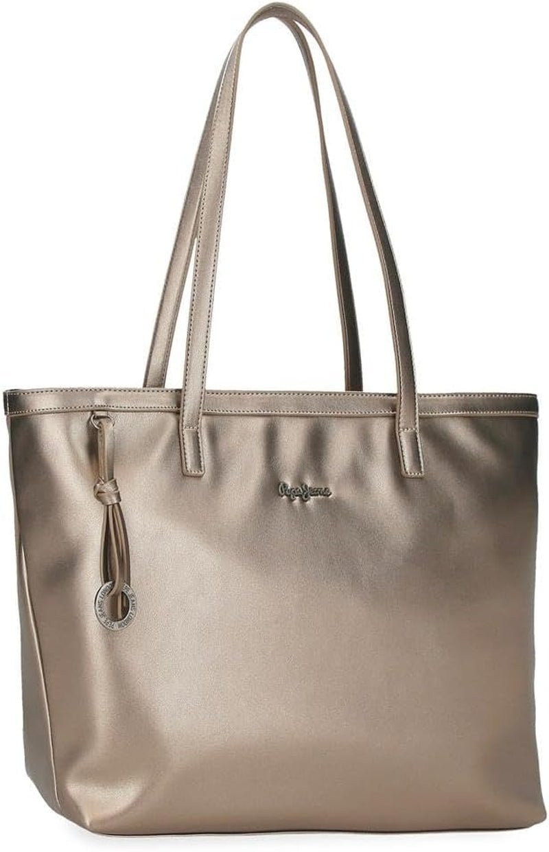 Portfel, torebka, portfel Pepe Jeans Ruby, wykonane z poliestru z detalami ze sztucznej skóry. Przegródki, zamki. Z portfela damskiego Joumma Bags Naty Shop Torba na zakupy Rubin