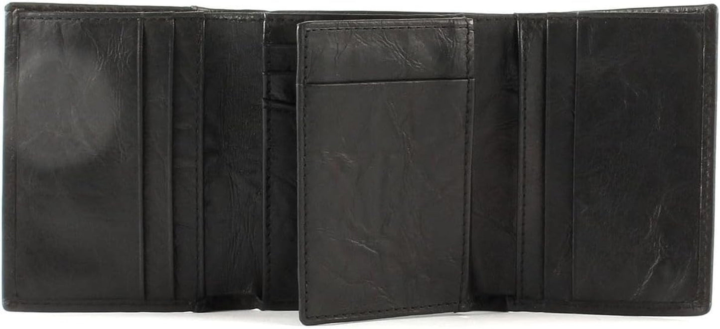 Portfel męski Fossil Neel, składany na trzy części, 8,255 cm dł. x 1,905 cm szer. x 10,16 cm wys. Portfel męski Naty Shop