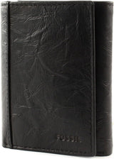 Portfel męski Fossil Neel, składany na trzy części, 8,255 cm dł. x 1,905 cm szer. x 10,16 cm wys. Portfel męski Naty Shop czarny