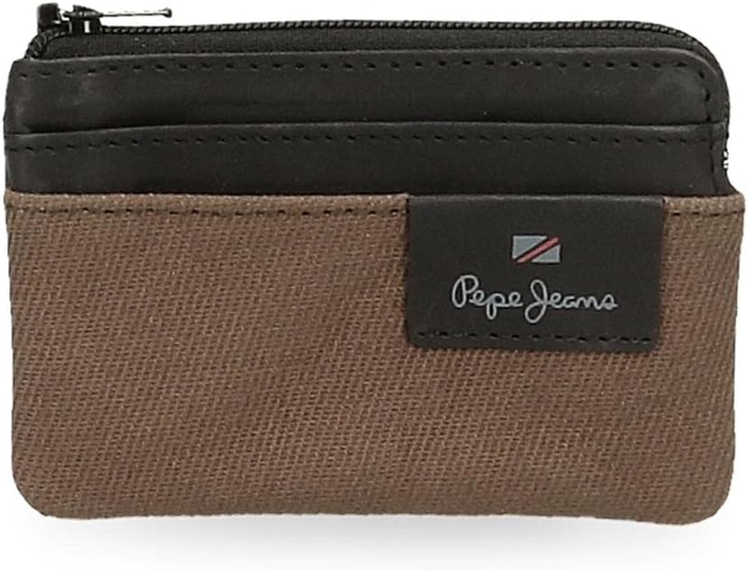 Pepe Jeans Hilltop Portfele Portmonetki Portfele Casual Skóra. Z portfela męskiego Joumma Bags Naty Shop Brązowa torebka
