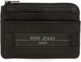 Portfele i torebki ze skóry bydlęcej Pepe Jeans Checkbox, czarne, brązowe, niebieskie i szare - sklep Naty