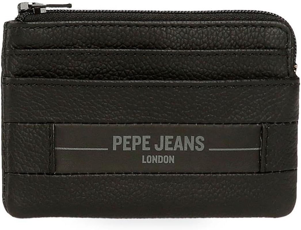 Portfele i torebki ze skóry bydlęcej Pepe Jeans Checkbox, czarne, brązowe, niebieskie i szare - sklep Naty