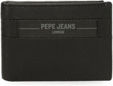 Pepe Jeans Checkbox Czarny Brązowy Niebieski Szary Portfele i portmonetki ze skóry bydlęcej Portfel męski Naty Shop Czarny portfel Checkbox