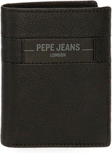 Portfele i torebki ze skóry bydlęcej Pepe Jeans Checkbox, czarne, brązowe, niebieskie i szare - sklep Naty