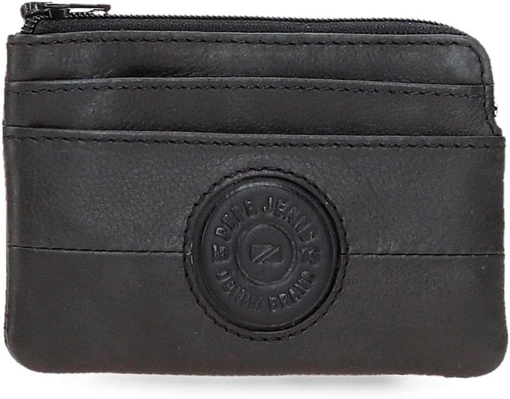 Portfele i torebki Pepe Jeans Cracker ze skóry bydlęcej, czarne, brązowe, zielone, różne rozmiary - Naty Shop