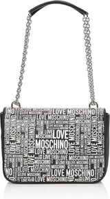 Love Moschino damska torba na ramię przed kolekcją jesień-zima 2021 czarne torby damskie Naty Shop domyślny tytuł
