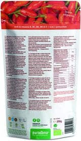 Proszek z jagód goji Purasana z Tybetu, z kontrolowanych upraw organicznych (200g) surowiec spożywczy Produkty suszone Naty Shop